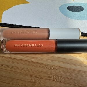 EM Cosmetics Lip Gloss Set - Nude and Coral